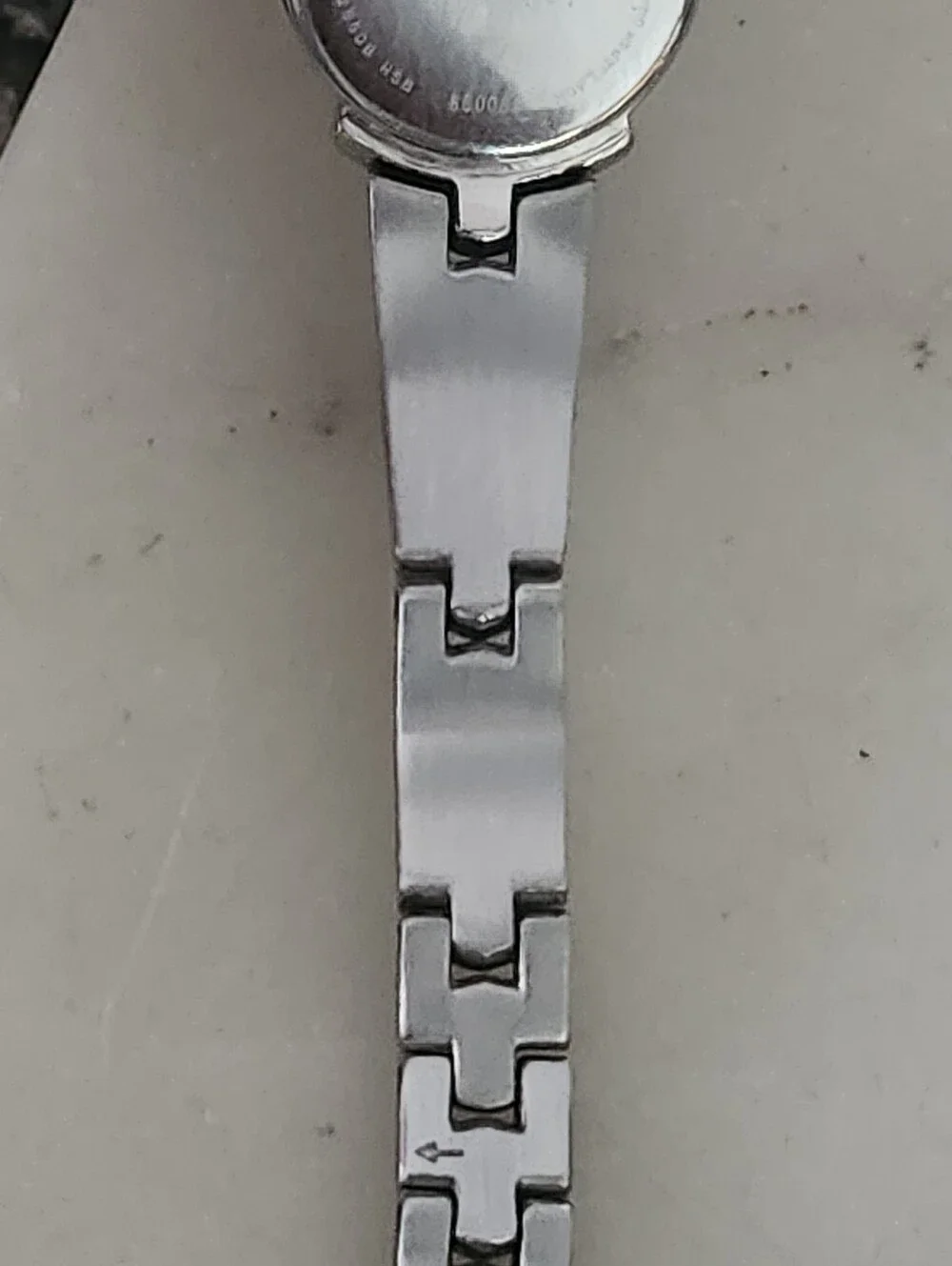 Citizen Eco Drive Silhouette Black Dial Ladies Silver Tone Watch
